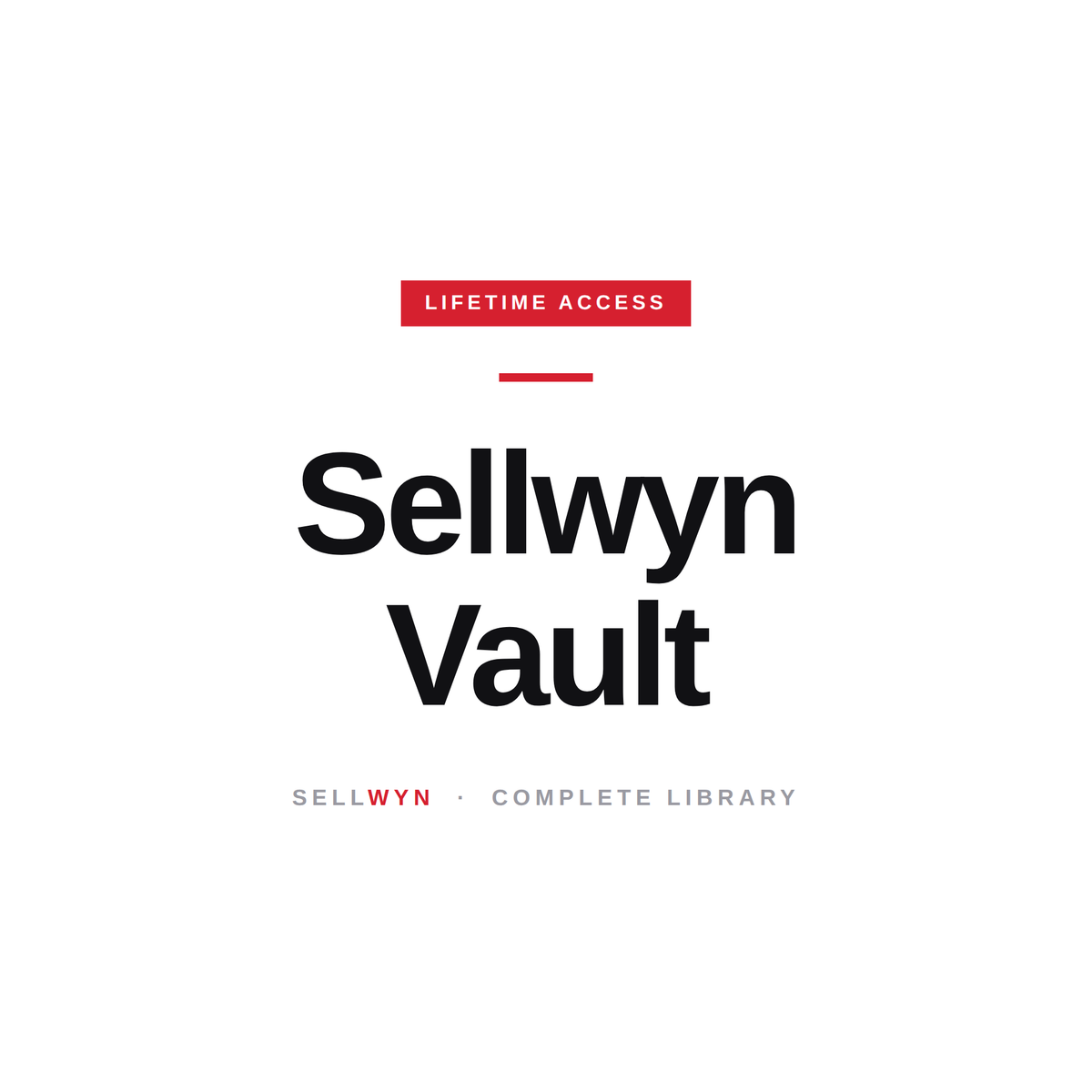 Sellwyn Vault — Lifetime Access